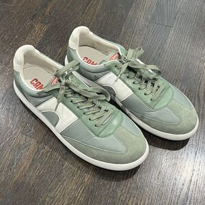 Camper Pelotas Xlite Shoes Men’s 45 US 11 Green White Nubuck Sneaker Preppy